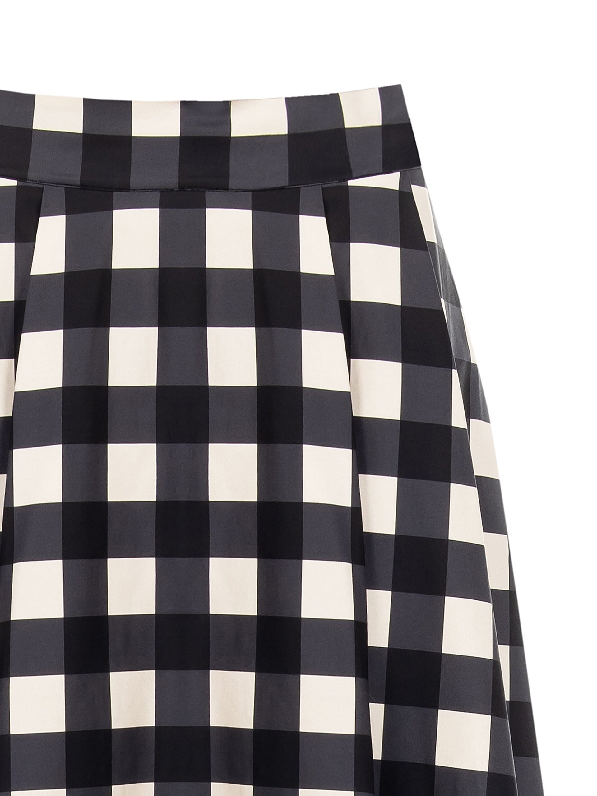 Rinascimento Cotton Mix Long Roller Skirt