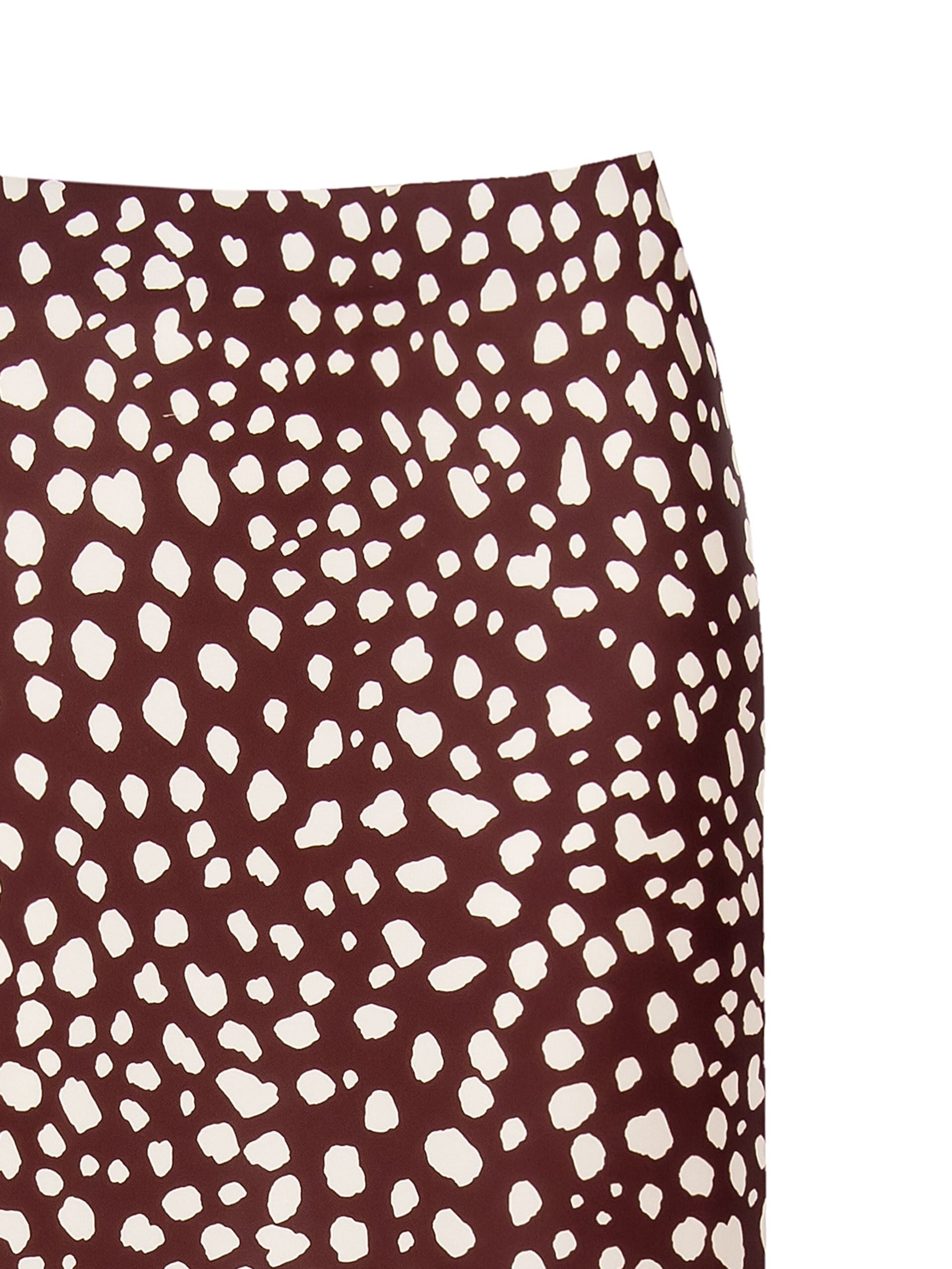 Long Satin Skirt With Side Zip Rinascimento