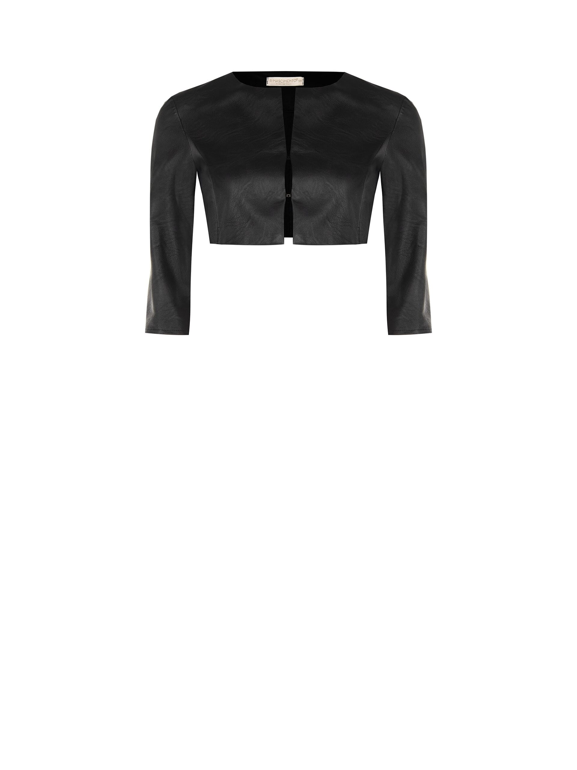 Rinascimento Leatherette Bolero Shrugs