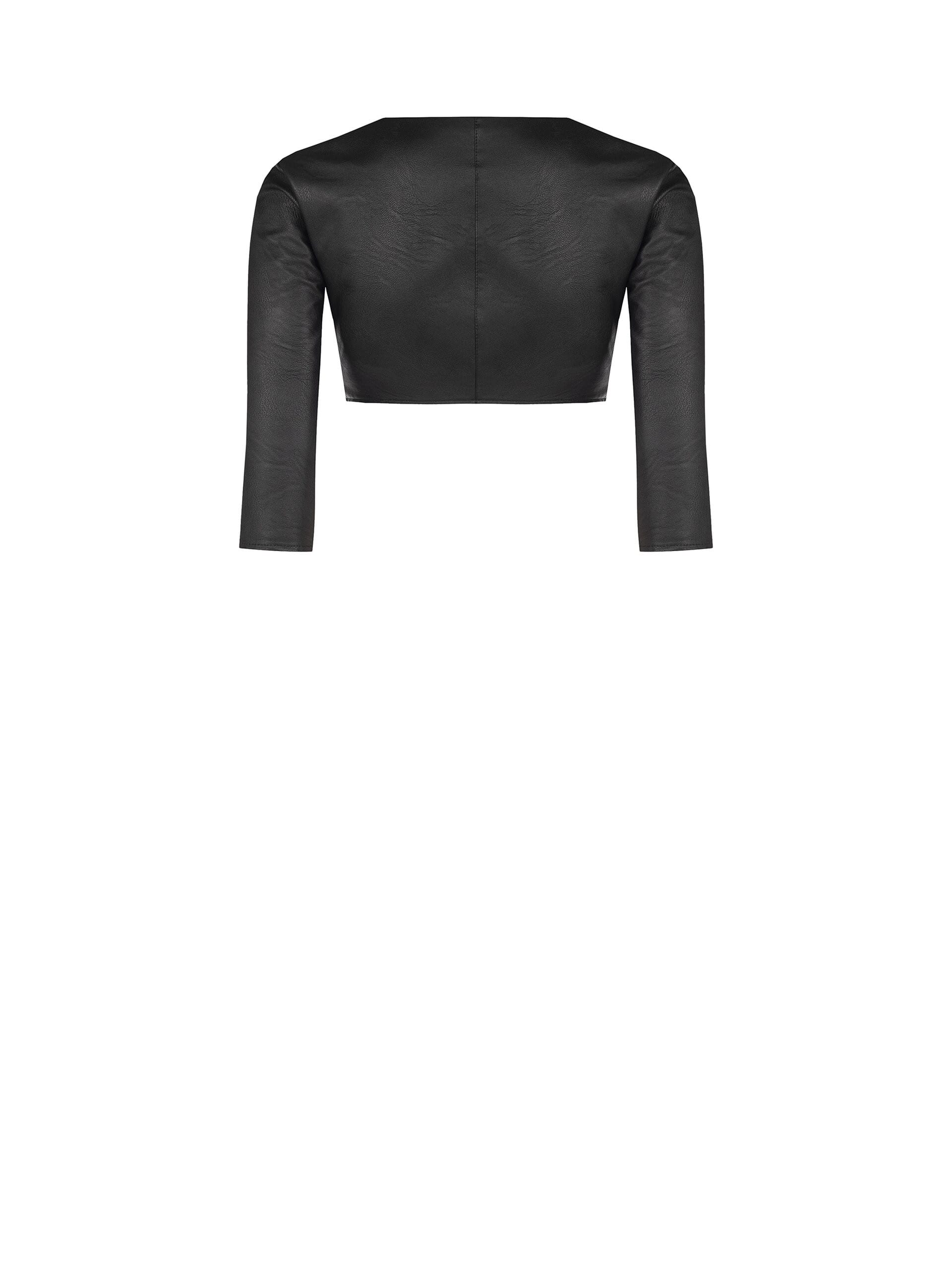 Rinascimento Leatherette Bolero Shrugs