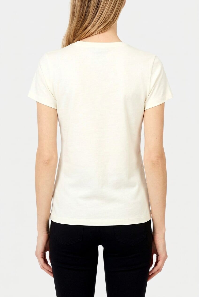 T-Shirt Con Stampa E Strass Liu Jo