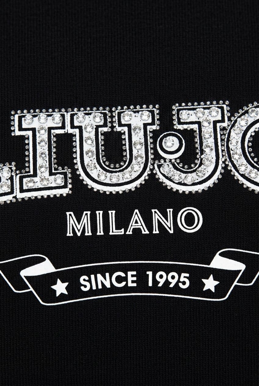 Liu Jo T-Shirt With Logo And Precious Stones