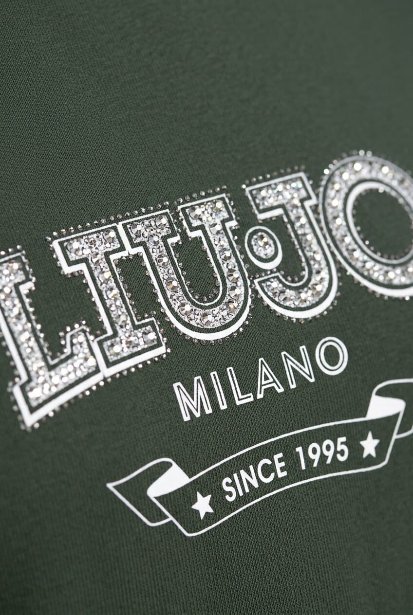 Liu Jo T-Shirt With Logo And Precious Stones