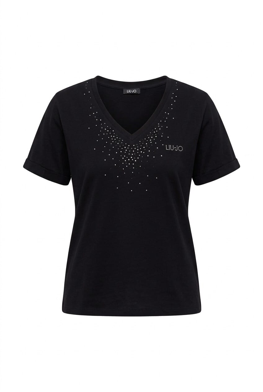 Liu Jo T-Shirt With Rhinestones
