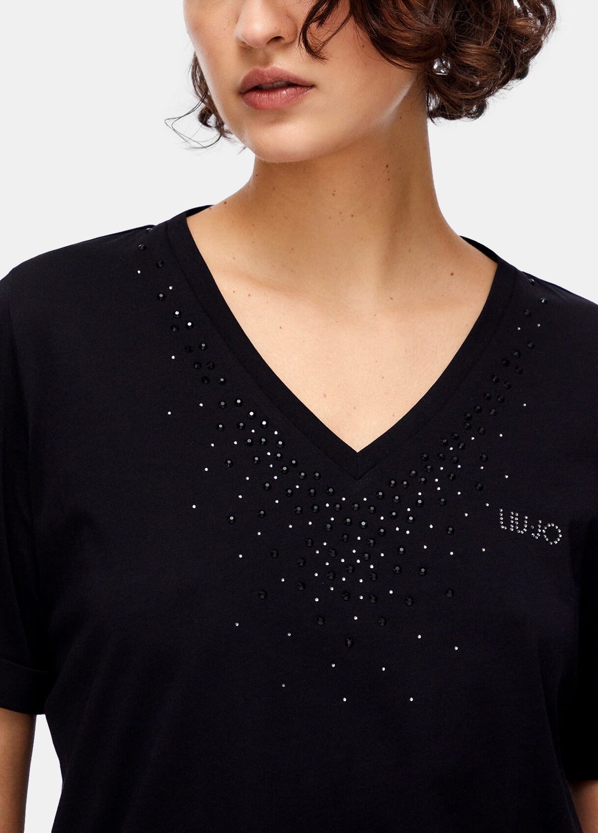 Liu Jo T-Shirt With Rhinestones