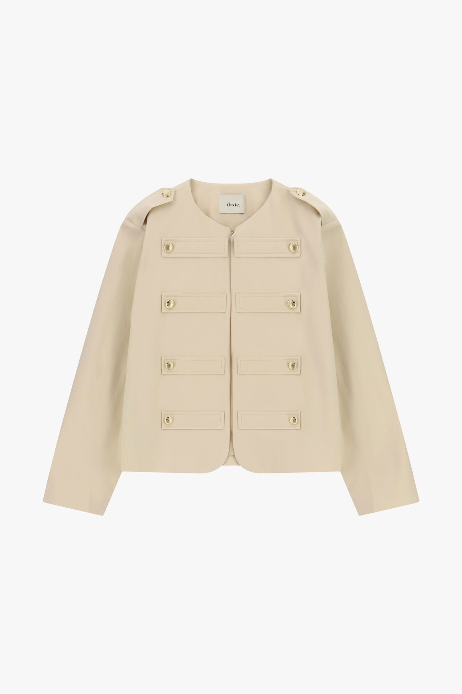 Short Shirt Jacket With Pockets And Toggles Dixie