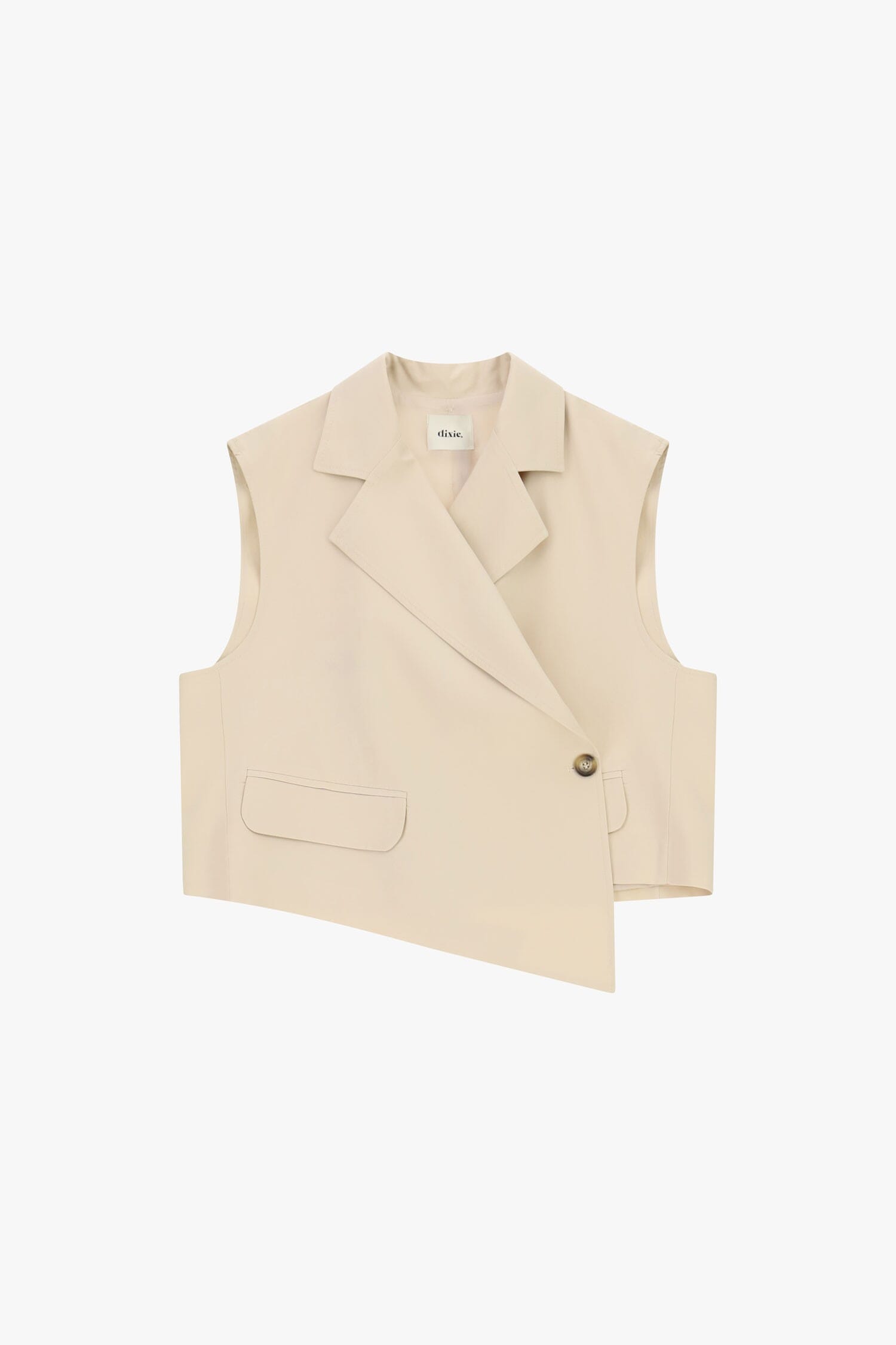 Gilet court avec fermeture asymétrique Dixie