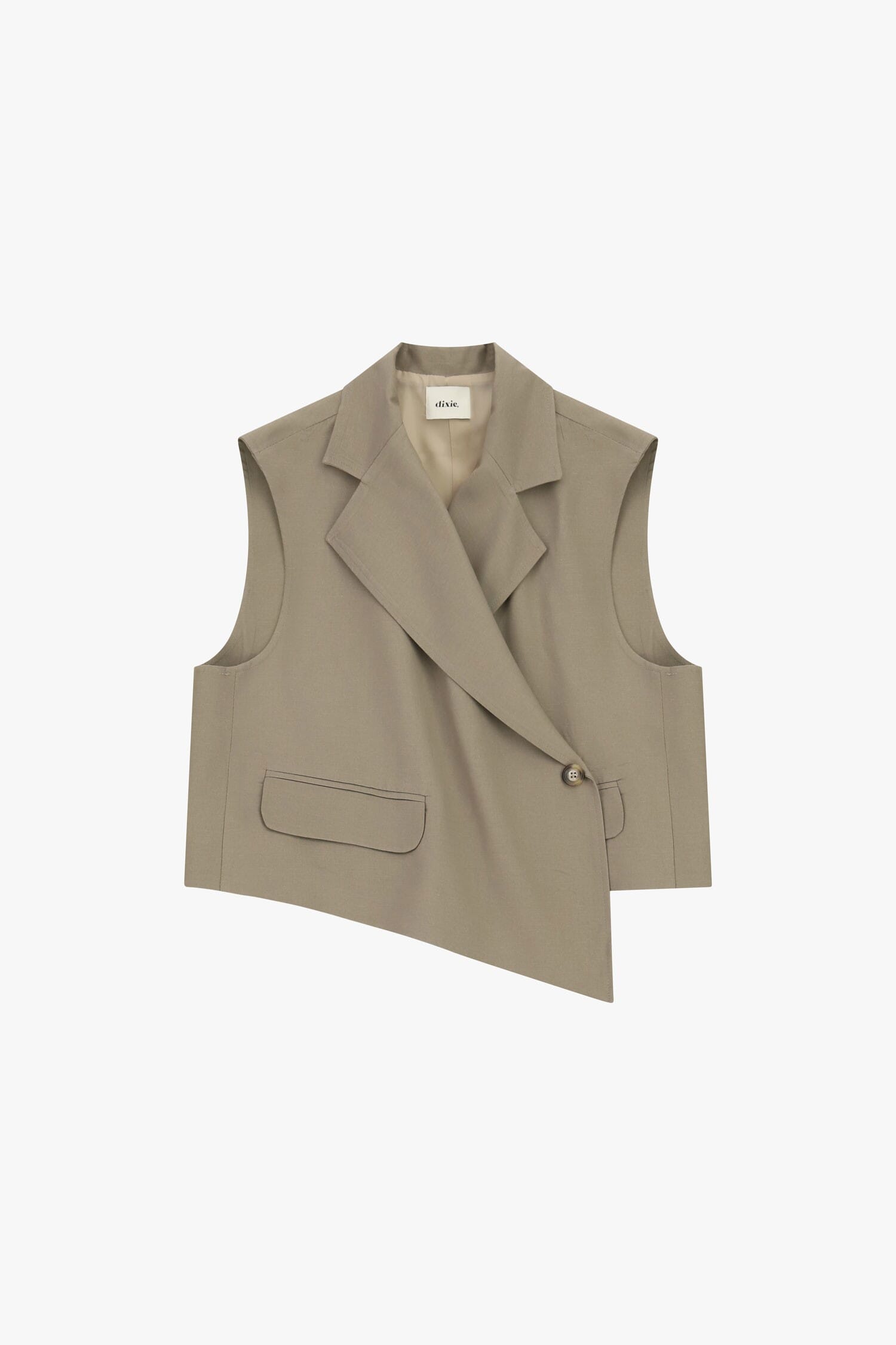 Gilet court avec fermeture asymétrique Dixie