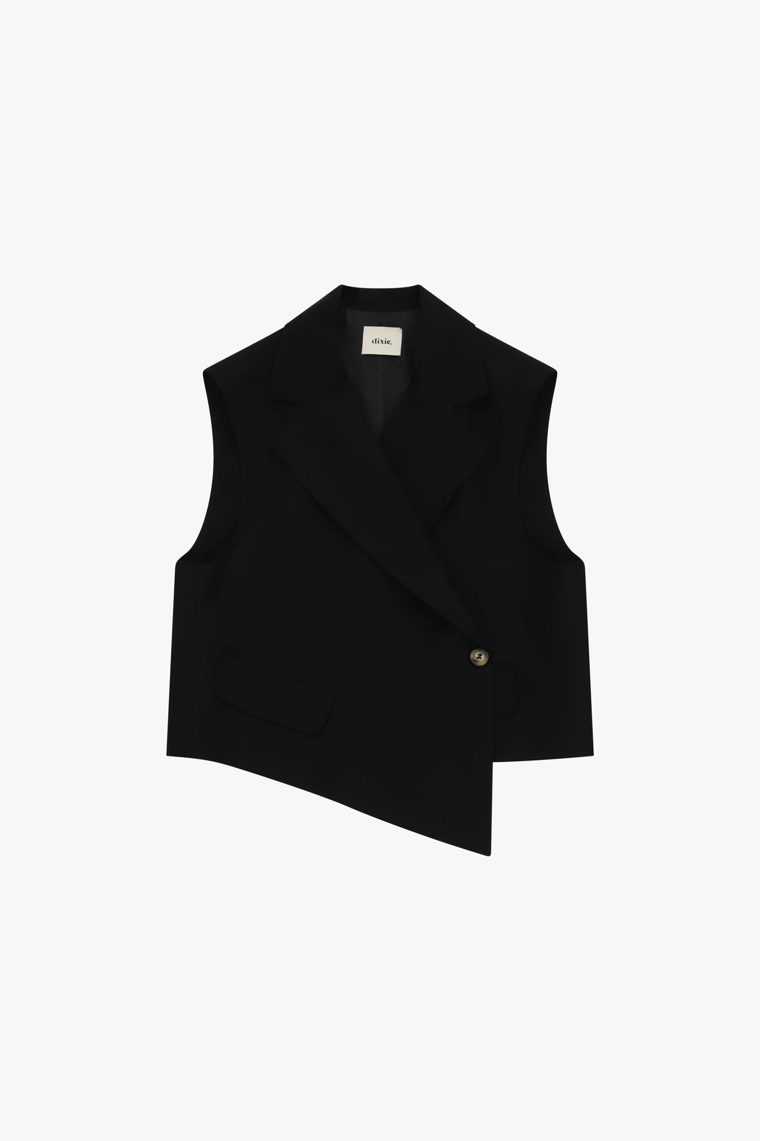 Gilet court avec fermeture asymétrique Dixie