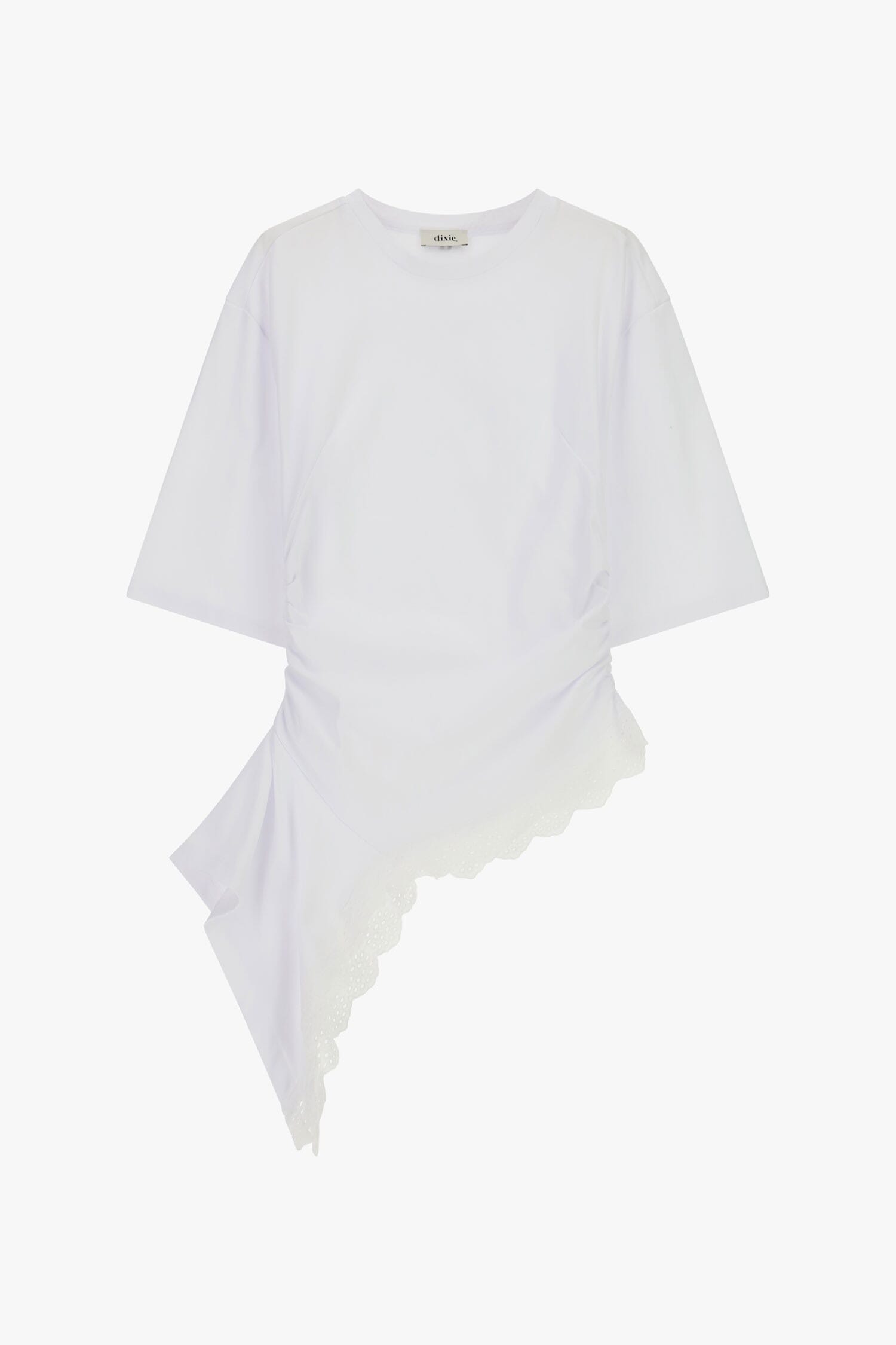 Asymmetrical Top with Dixie Elbow Sleeves