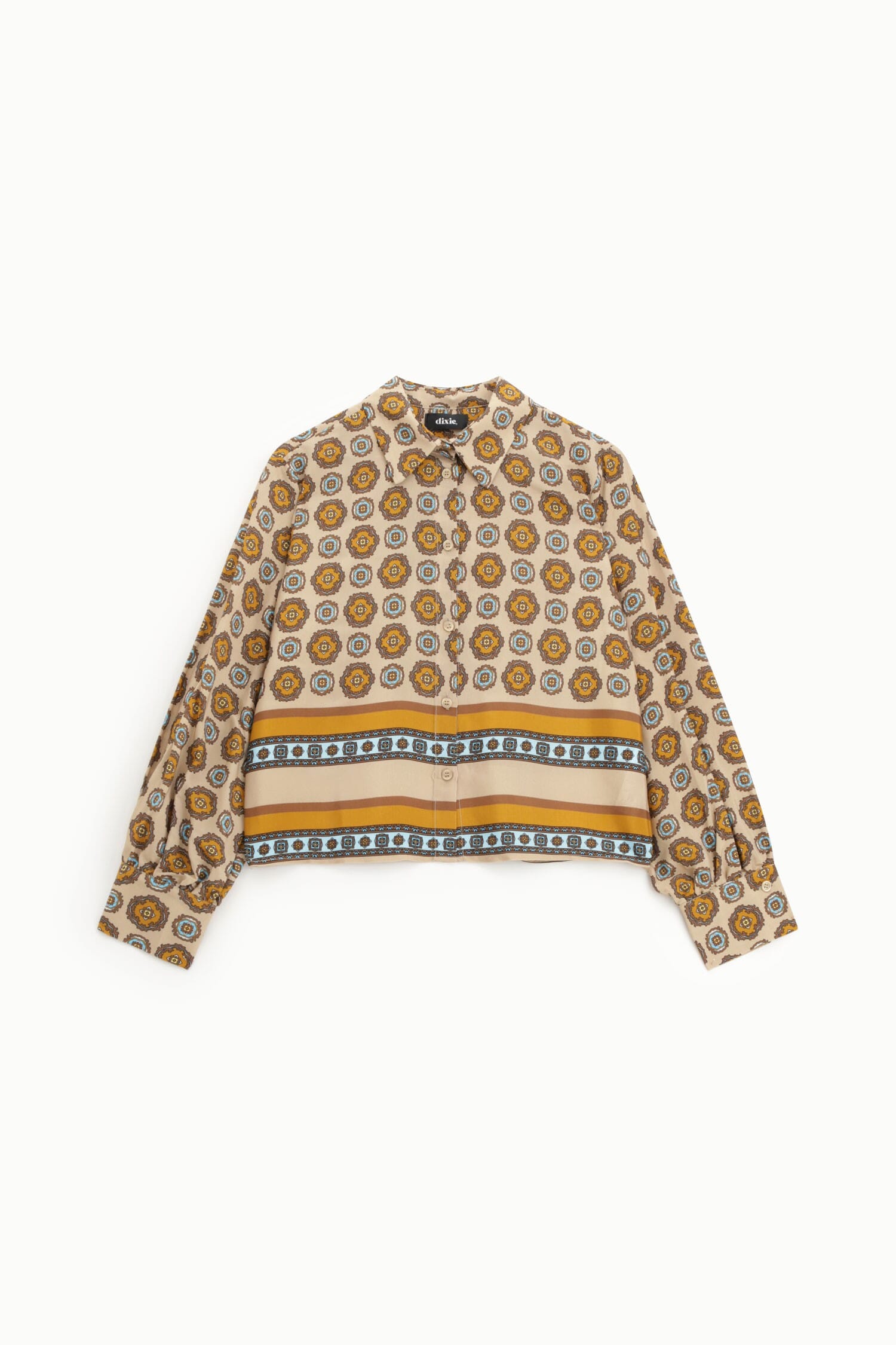 Shirt With Lively Geometric Print Dixie