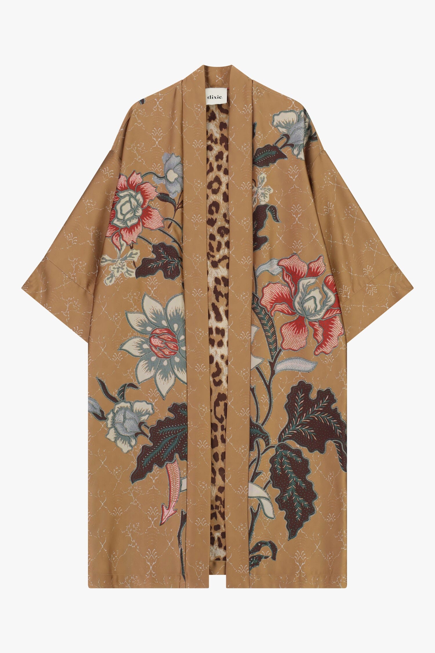Floral Fantasy Duster Coat With Animalier Interior Dixie