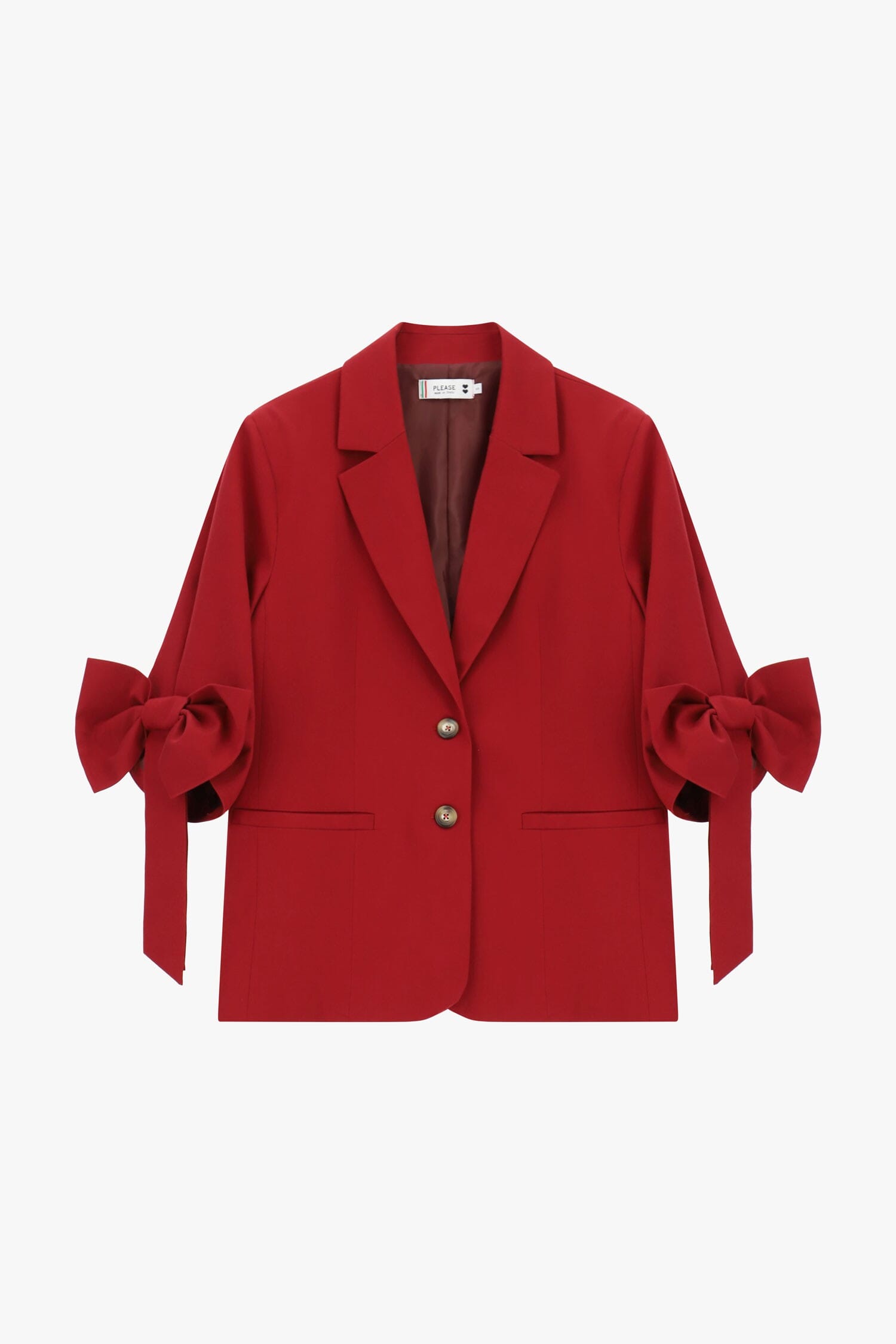 Blazer With Bow Sleeves And Two Button Fastening Please
